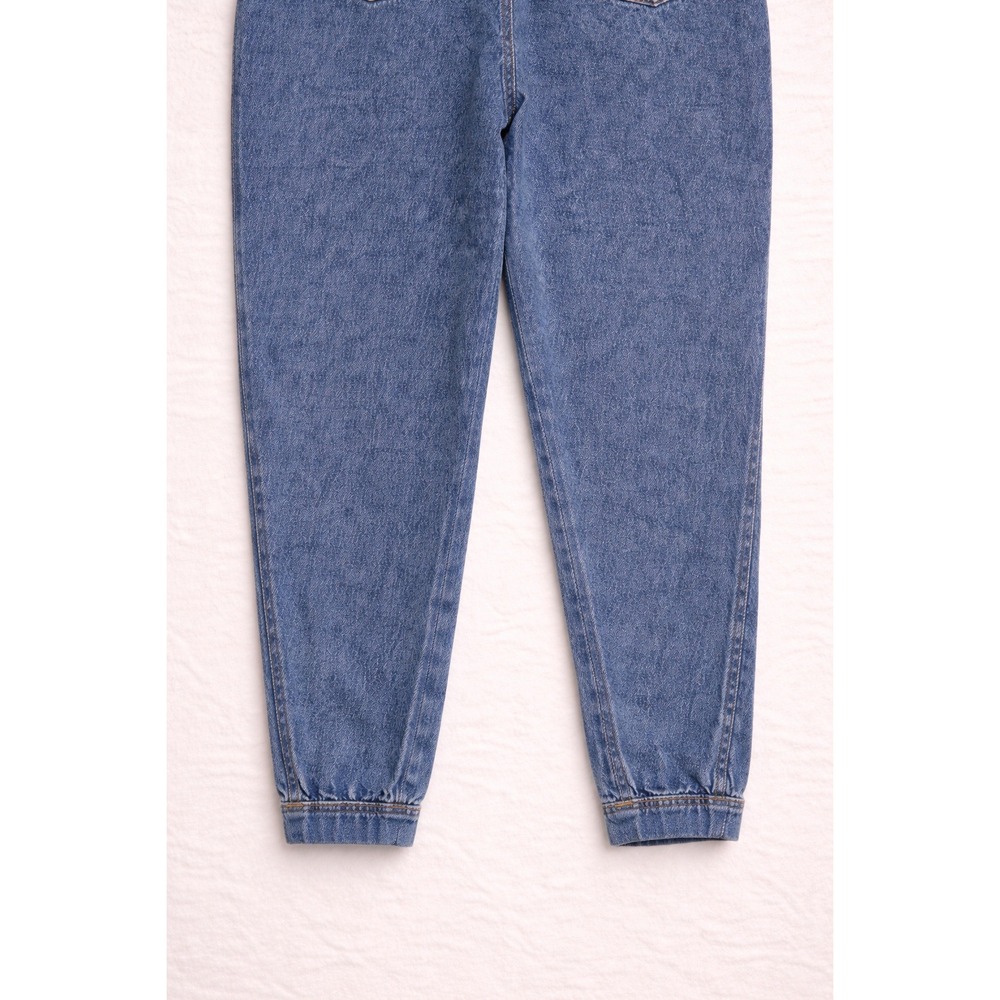 Y2K‎ Barrel Leg Jeans High Rise Tapered Denim Blue Womens Size 10 Street Vintage - Picture 7 of 8